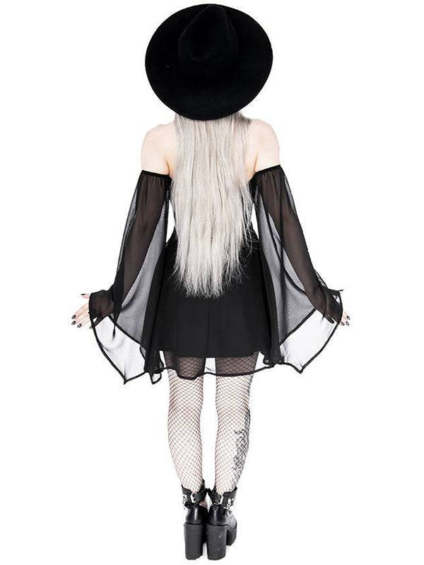 Floaty Fairy Gothic Dress Restyle - DivineDarkness- Online shop voor Alternatieve en Gothic Kleding! Floaty Fairy Gothic Dress Restyle - DivineDarkness- Online shop voor Alternatieve en Gothic Kleding!