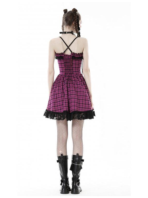 Dark in Love Pink Rebel Dress - DivineDarkness- Online shop voor Alternatieve en Gothic Kleding! Dark in Love Pink Rebel Dress - DivineDarkness- Online shop voor Alternatieve en Gothic Kleding!